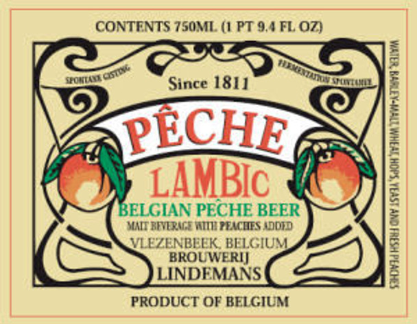Lindemans Peche Lambic (Belgium) 25oz