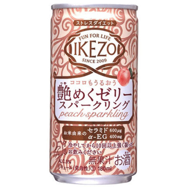 Ozeki Ikezo Peach Sparkling Jelly Sake 180ml Can