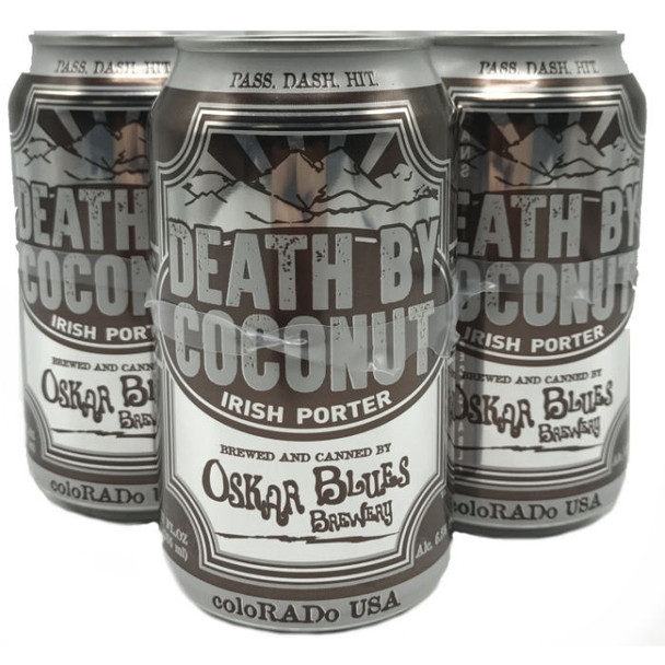 Oskar Blues Death By Coconut Irish Porter 12oz 4 Pack Cans