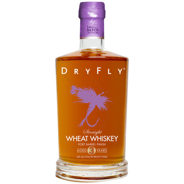 Dry Fly Port Barrel Finish Straight Wheat Whiskey 750ml