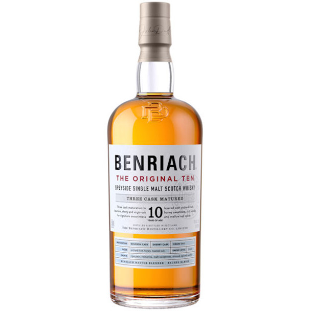 Benriach The Original Ten 10 Year Old Speyside Single Malt Scotch 750ml