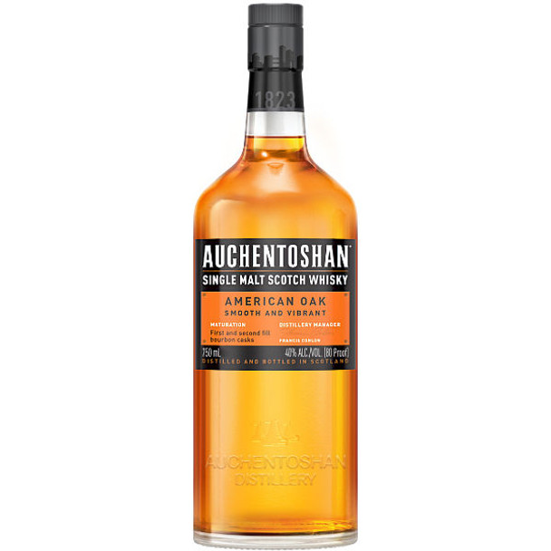 Auchentoshan American Oak Lowland Single Malt Scotch 750ml