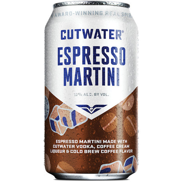 Cutwater Spirits Espresso Martini Ready-To-Drink 4-Pack 12oz Cans