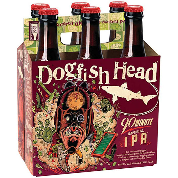 Dogfish Head 90 Minute IPA 12oz 6 Pack Bottles