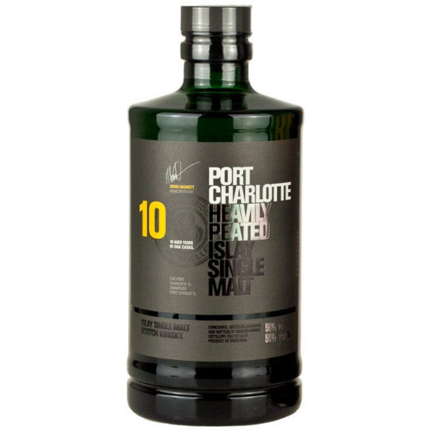 Bruichladdich Port Charlotte 10 Year Old Islay Single Malt Scotch 750ml