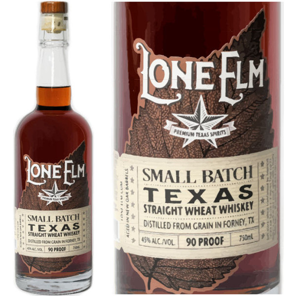 Lone Elm Small Batch Texas Straight Wheat Whiskey 750ml