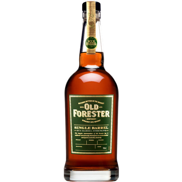 Old Forester Single Barrel Barrel Strength Rye Whisky 750ml