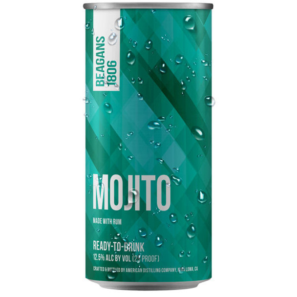 Beagans 1806 Mojito Ready To Drink Cocktail 200ml 4-Pack