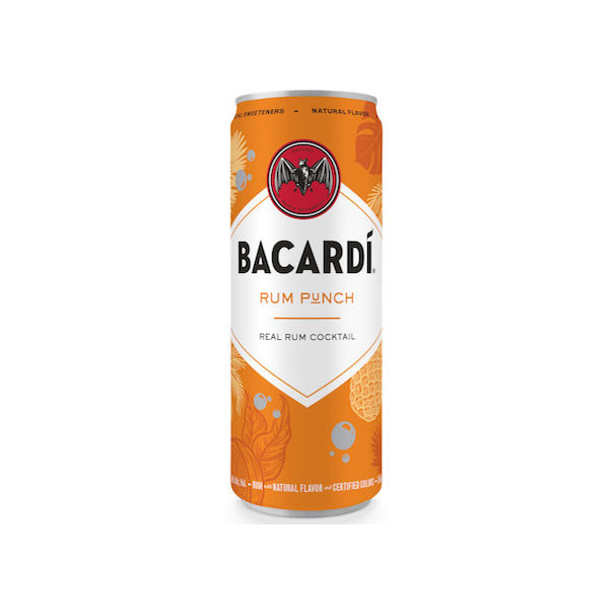 Bacardi Rum Punch Ready To Drink Cocktail 355ml 4-Pack