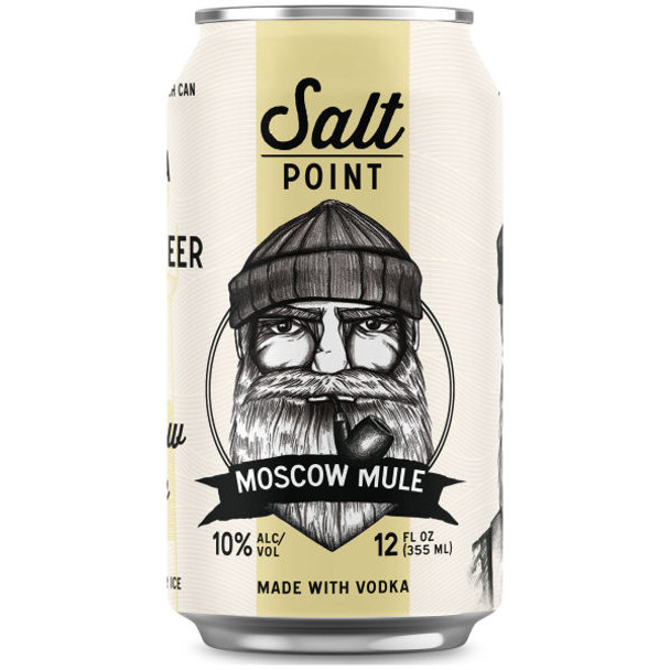 Salt Point Vodka Moscow Mule Ready-To-Drink 4-Pack 12oz Cans