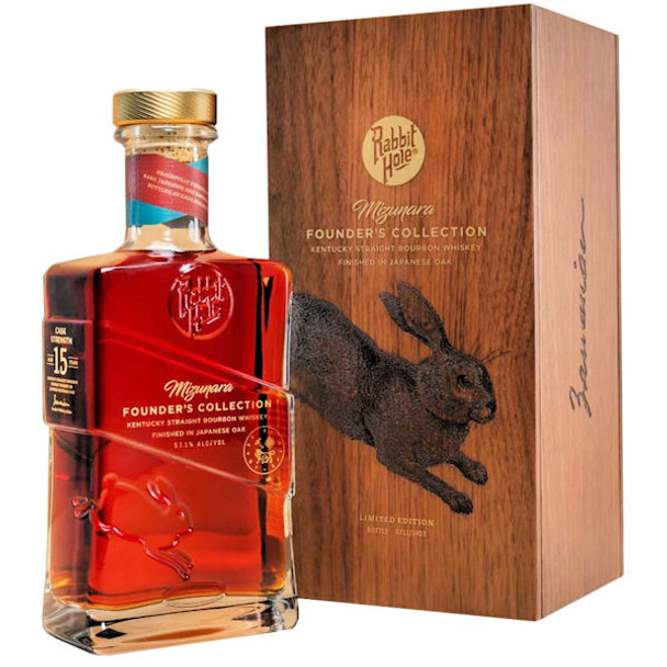 Rabbit Hole Mizunara Founder's Collection 15 Year Old Kentucky Straight Bourbon Whiskey 750ml