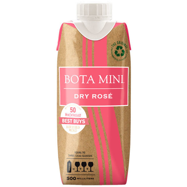 Bota Mini Dry Rose 500ml
