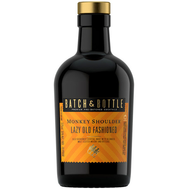 Batch & Bottle Monkey Shoulder Lazy Old Fashioned Ready To Drink Cocktail 375ml