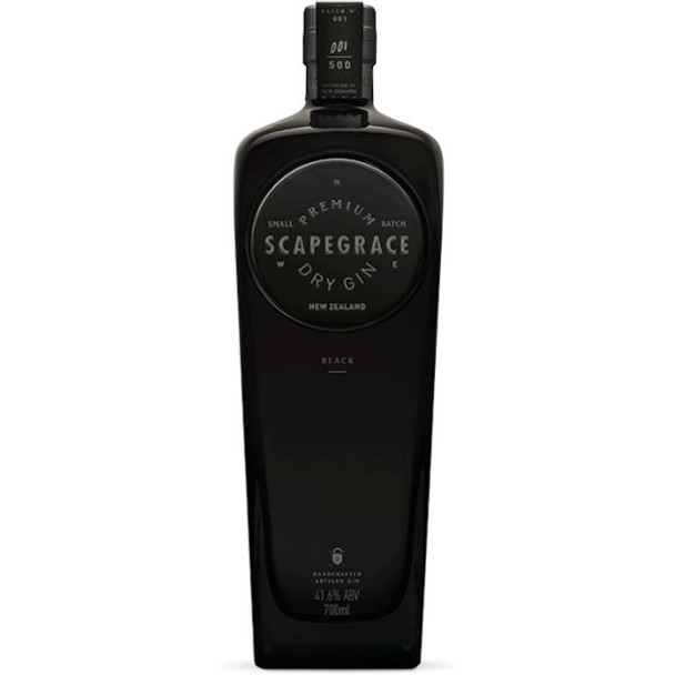 Scapegrace Black New Zealand Dry Gin 750ml