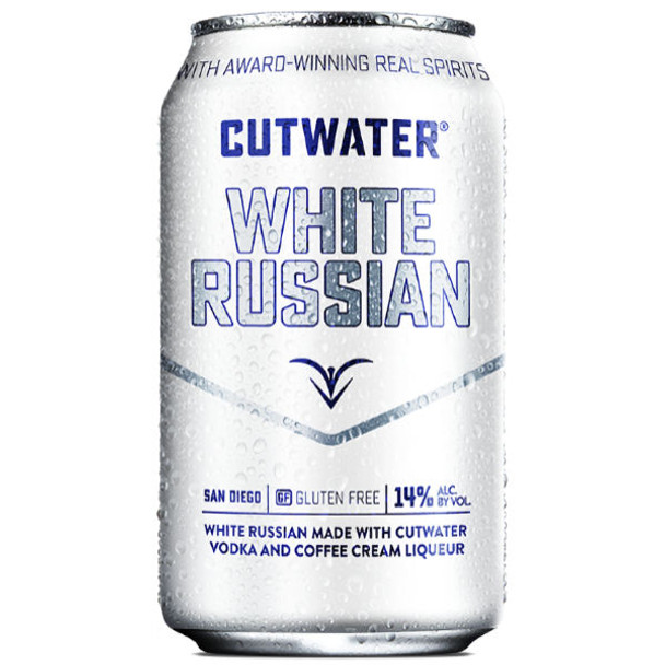 Cutwater Spirits Vodka White Russian Ready-To-Drink 4-Pack 12oz Cans