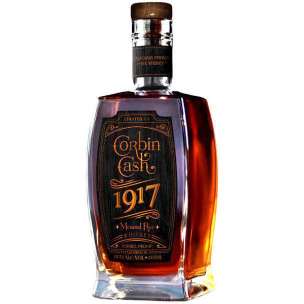 Corbin Cash 1917 Barrel Proof Merced Rye Whiskey 750ml