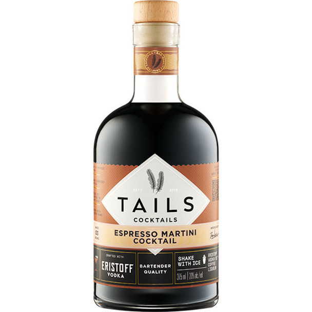 Tails Cocktails Espresso Martini Cocktail Ready To Drink 375ml