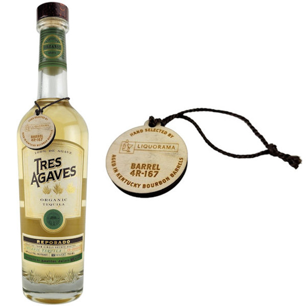 Tres Agave Single Barrel Reserve Reposado Organic Tequila 750ml