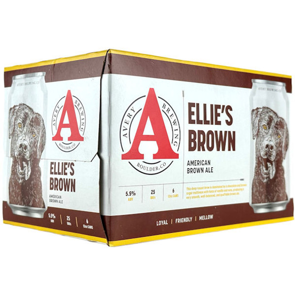 Avery Brewing Ellie's Brown American Brown Ale 12oz 6 Pack Cans