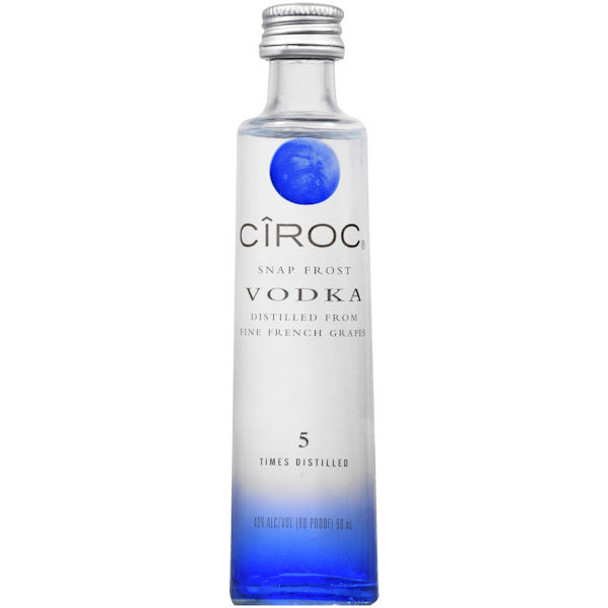 50ml Mini Ciroc French Snap-frost Grape Vodka