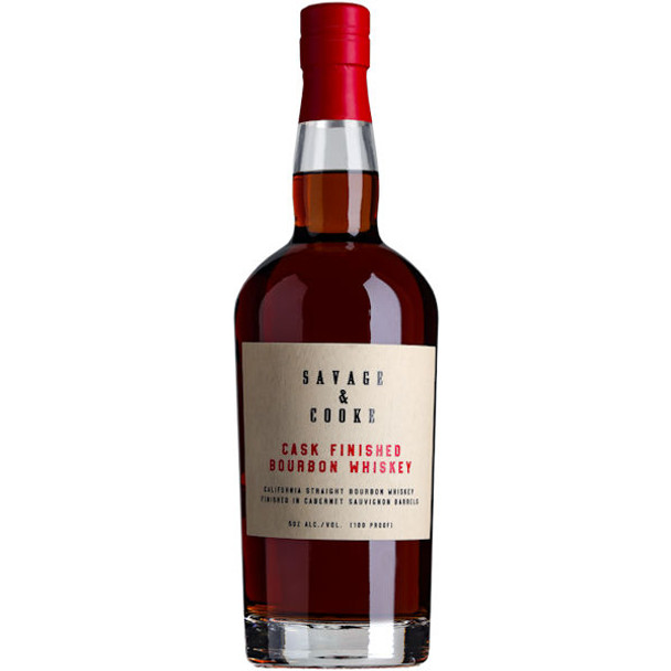 Savage & Cooke Cabernet Cask Finished California Straight Bourbon Whiskey 750ml