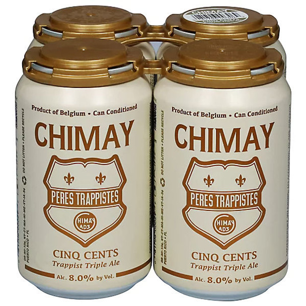 Chimay Cinq Cents 330ml 4 Pack Cans (Belgium)