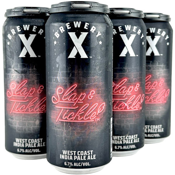 Brewery X Slap & Tickle West Coast IPA 16oz 6 Pack Cans