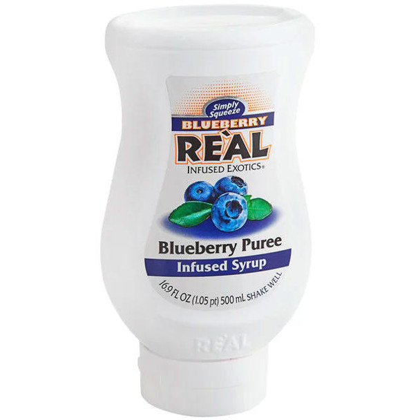 Real Infused Exotics Blueberry Puree Infused Syrup 16.9oz