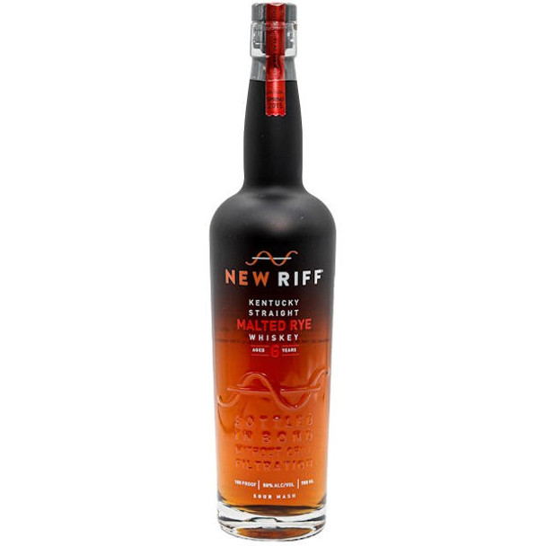 New Riff 6 Year Old Bottled in Bond Kentucky Straight Malted Rye Whiskey 750ml