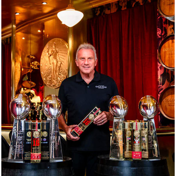 Gold Bar Joe Montana Championship Collection 5 Bottle Whiskey Set 750ml