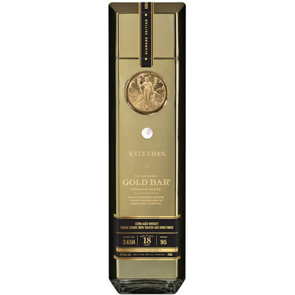 Gold Bar x Kyle Chan 18 Year Old Diamond Edition Blended American Whiskey 750ml