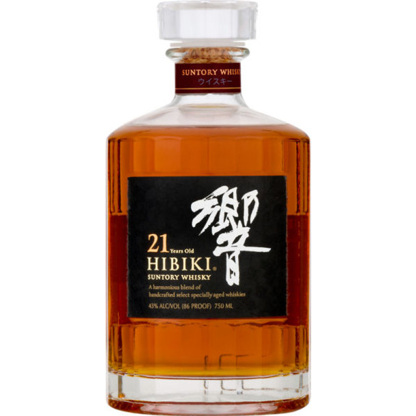 Suntory Hibiki 21 Year Old Japanese Whisky 750ml