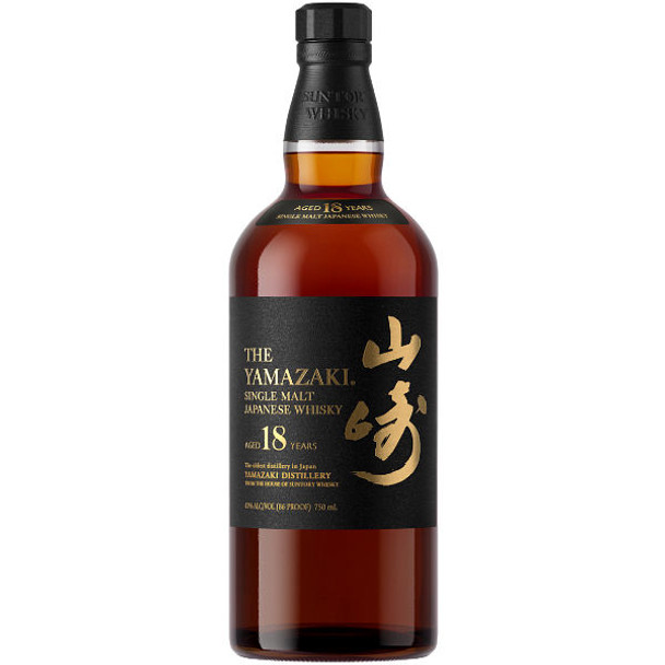 Suntory The Yamazaki 18 Year Old Single Malt Japanese Whisky 750ml