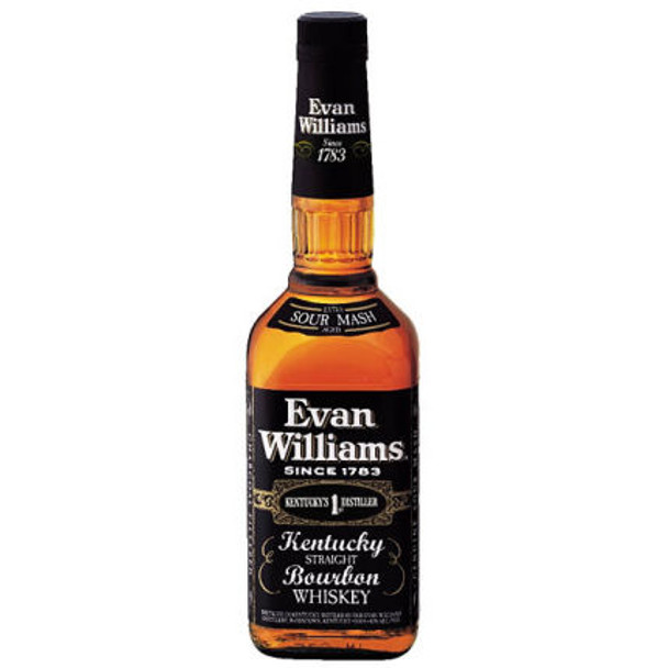 Evan Williams Black Label Kentucky Straight Bourbon Whiskey 750ml