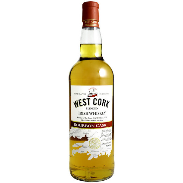 West Cork Bourbon Cask Blended Irish Whiskey 750ml