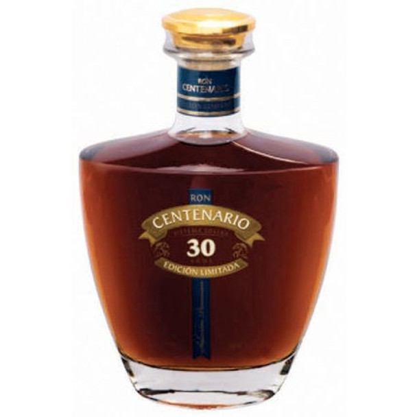Ron Centenario Edicion Limitada 30 Anos Costa Rican Rum 750ml