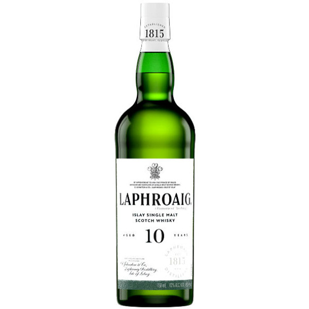 Laphroaig 10 Year Old Islay Single Malt Scotch 750ml