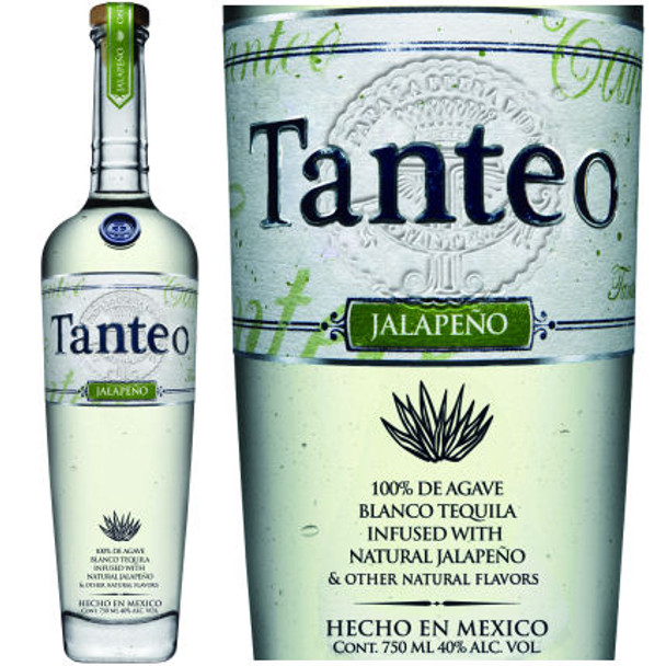 Tanteo Jalapeno Infused Blanco Tequila 750ml