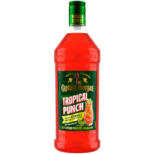 Captain Morgan Ready To Drink Tropical Punch Cocktail 1.75L