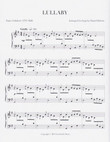 Image: The first page of Franz Schubert's "Lullaby", arranged for harp by Daniel Burton. The piece is played in 4/4 time, with one sharp. Image: The first page of Franz Schubert's "Lullaby", arranged for harp by Daniel Burton. The piece is played in 4/4 time, with one sharp.