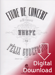 Godefroid: Etude de Concert, Op. 193 in E-flat minor for Harp Solo (Digital Download)