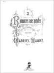 Faure/Hasselmans: Romances Sans Paroles Op. 17 No. 3