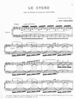 Saint-Saens/Hasselmans, Le Cygne (The Swan) (Digital Download)