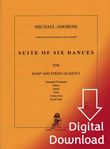 Amorosi: Suite of Six Dances for Harp and String Quartet (Harp Part) (Digital Download) Amorosi: Suite of Six Dances for Harp and String Quartet (Harp Part) (Digital Download)