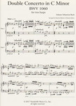 Bach/Mendez/Munoz: Double Concerto in C Minor, BWV 1060, for Two Harps (Digital Download) Bach/Mendez/Munoz: Double Concerto in C Minor, BWV 1060, for Two Harps (Digital Download)