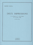 Bozza: 2 Impressions (Flute & Harp) --- **shopworn**