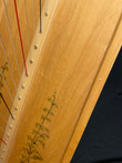 Style 85 Natural Finish Petite 40 string harp SN14652 year 2001