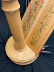 Style 85 Natural Finish Petite 40 string harp SN14652 year 2001