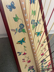 Pre Owned Salvi Custom Butterfly Board Deluxe Ana Lever Harp