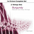 Burgundy, 1st Octave Set (7 strings)